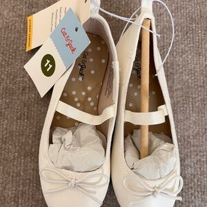 Target Cat & Jack Girls White Ballet Flats